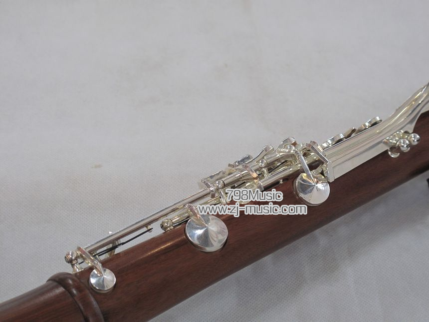 Bb Clarinet Rose Wood Silver Plated 19 Keys-798-CBRS19
